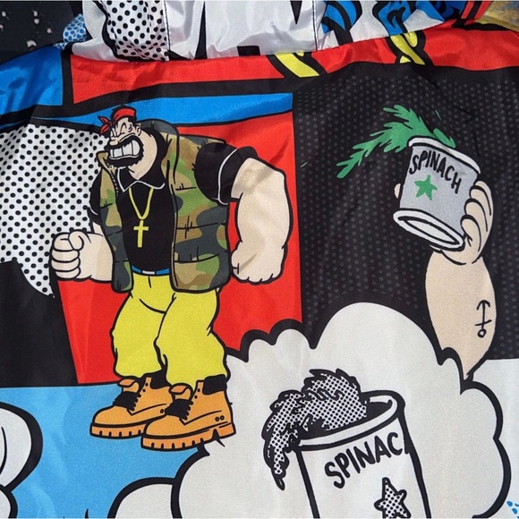 Men’s Medium Reason Popeye Exclusive Collab Jacket For Sale NWT - Picture 6 of 6